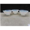 Image 8 : Fenton 3-Piece Blue Opalescent Hobnail Pitcher & 2 Candy Dishes; 3 MacBeth-Evans Sherbet Bowls
