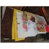 Image 1 : Linens: Table Cloths, Dresser Scarf, Tea Towels (Royal Lineage, Buckingham Palace); Glass Tray