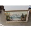 Image 1 : Large Vintage Picture / Print, 47½" x 23½"