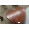 Image 4 : Funky Nesting Swing Out End Table - 19" x 36" x 21", MCM