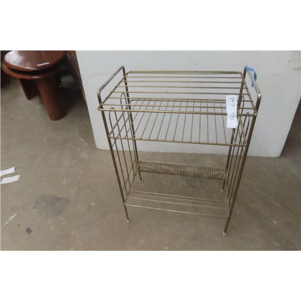 Retro Record Stand / Rack, Metal