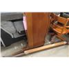 Image 3 : Wood Bed, 56" Wide, Head & Foot Board + Side Rails