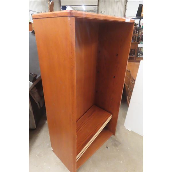 Oak Open Shelf Unit – 4 Adjustable Shelves