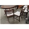 Image 10 : MCM Dining Table, 29" x 72" x 45", + 1 Leaf 10"; 6 Chairs