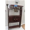 Image 2 : Pool Cue Rack / Score Board + Wall-Mount Shelf, 36" x 24"