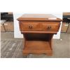 Image 1 : Maple Night Stand / End Table, 24" x 20" x 14"