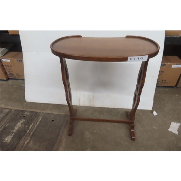 Antique Walnut Stand, 25" x 21" x 12"