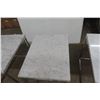 Image 5 : Set of 3 Marble-Top Stands, 22" x 18" x 24"