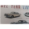 Image 6 : Maywood Model Year Line-Up 1964 Cars, 35½" x 23", Dealership Display