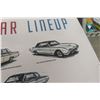 Image 8 : Maywood Model Year Line-Up 1964 Cars, 35½" x 23", Dealership Display