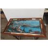 Image 1 : MCM Picture w/Fancy Frame, 27" x 13"