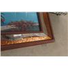 Image 5 : MCM Picture w/Fancy Frame, 27" x 13"