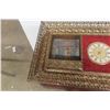 Image 2 : Fancy Brass-Framed Religious Picture / Clock