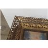 Image 4 : Fancy Brass-Framed Religious Picture / Clock