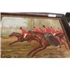 Image 4 : Foxhunt Picture in Antique Frame, 29" x 33"