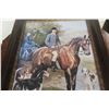 Image 3 : Foxhunt Picture in Antique Frame, 29" x 33"