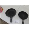 Image 1 : 2x Cast Iron Frying Pans