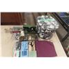 Image 1 : Sewing Accessories: Scissors, Buttons, Bottle, Singer and More
