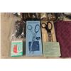Image 4 : Sewing Accessories: Scissors, Buttons, Bottle, Singer and More