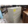 Image 2 : Lateral 4 Drawer Metal Filing Cabinet, 51" x 37" x 18"