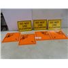 Image 1 : 3 Styrene AED 8" x 11" Do Not Use Elevator, and 4 Explosive 10 3/4" x 10 3/4"