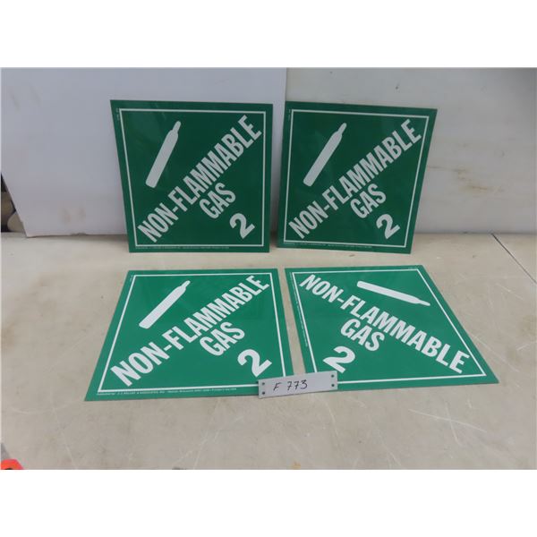 Sign, Placard Styrene – Compressed Gas