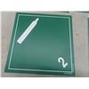Image 2 : Sign, Hazard Class 2 Gases Non-Flammable, Plastic w/Symbol, 10 3/4" x 10 3/4"