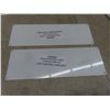 Image 2 : Sign, Aluminum French "Extincteur" w/Arrow, 4" x 12"