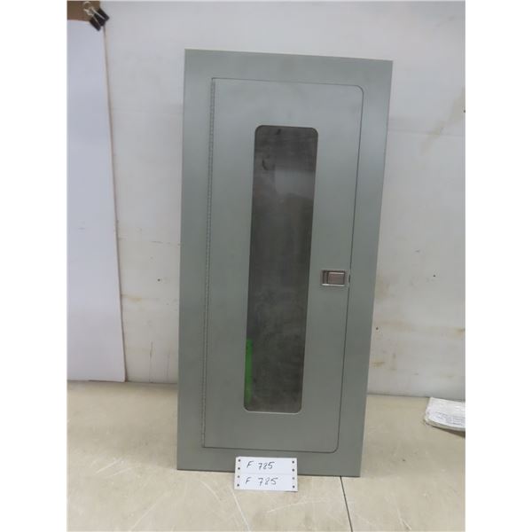 Cabinet, Recessed 9" x 26" x 6", F/10lb Fire Extinguisher, w/Acrylic Panel, 6" Stud Wall