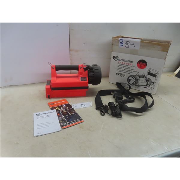 Light, E-Flood Rechargeable Lite Box System, 120V AC/12V DC, Shoulder Strap & Mount