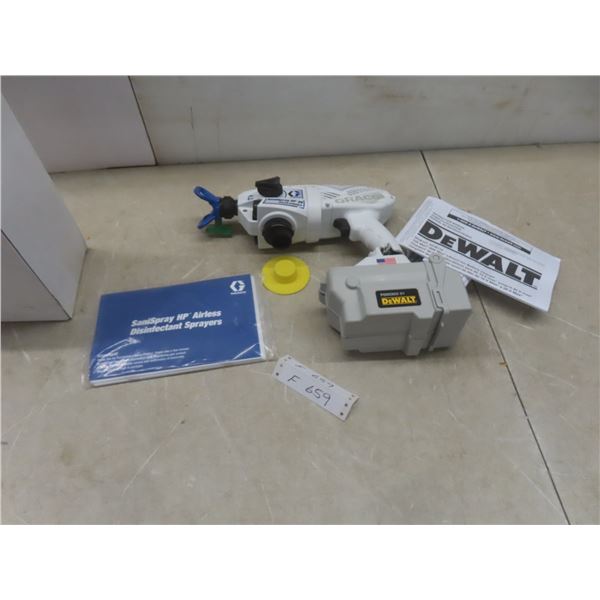 Sanispray HP20 Cordless Handheld Airless Disinfectant Sprayer - Handle Broken