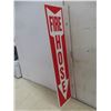 Image 2 : Sign, Rigid Plastic Fire Hose 90-Degree, 4" x 18"