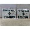 Image 1 : Sign, Styrene "First Aid Station", 14" x 10"