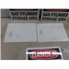 Image 2 : Sign, Aluminum Danger – Gas Cylinder Storage Area