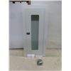 Image 1 : Cabinet, Recessed 9" x 24" x 6", F/10lb Fire Extinguisher, w/Acrylic Panel, 6" Stud Wall
