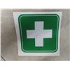 Image 3 : Adhesive Signs: White Cross on Green Qty 44; First Aid Kit Qty 41; Tampering Warning Qty 50