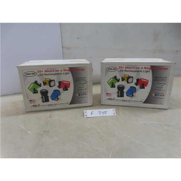 Gloves, PVC 12" Foam Lined Spitfire - Qty 15; Flashlight LED w/DC Hardwire Charger, Lime - Qty 2