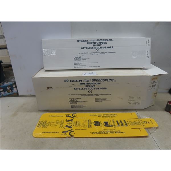 Splint, Speed Universal, 22.2 x 77.5 x 0.32cm - Qty 250