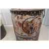 Image 2 : Red Indian Oil Drum with Imperial Gallons Marking