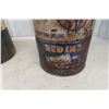 Image 3 : Red Indian Oil Drum with Imperial Gallons Marking