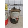 Image 3 : Two Vintage Metal Oil and Fluid Cans: Allis-Chalmers & B/A