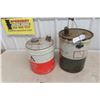 Image 4 : Two Vintage Metal Oil and Fluid Cans: Allis-Chalmers & B/A