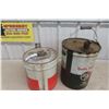 Image 5 : Two Vintage Metal Oil and Fluid Cans: Allis-Chalmers & B/A