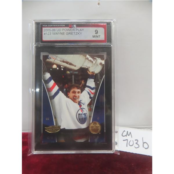 Graded Wayne Gretzky Edmonton Oilers Card