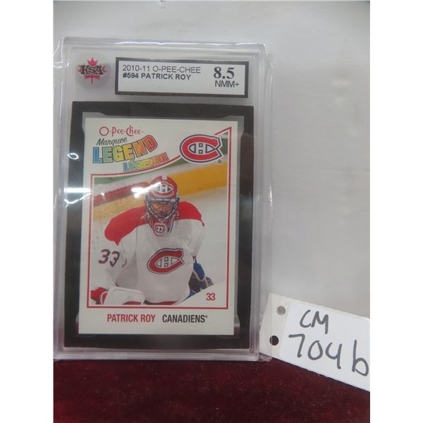 Graded Patrick Roy Montreal Canadiens Card