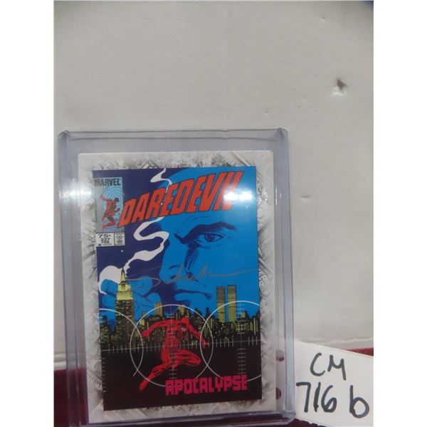 Autographed Christie Scheele Marvels Daredevil Card