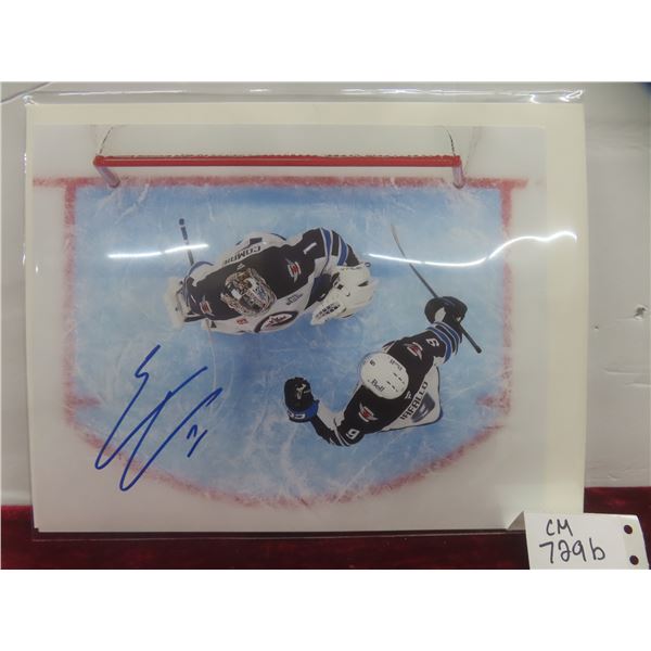 Signed Eric Comrie Winnipeg Jets 8" x 10" Photo