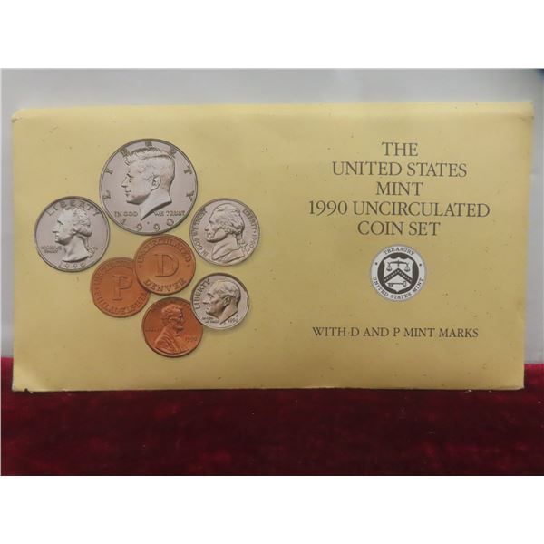 1990 United States Mint Uncirculated Coin Set
