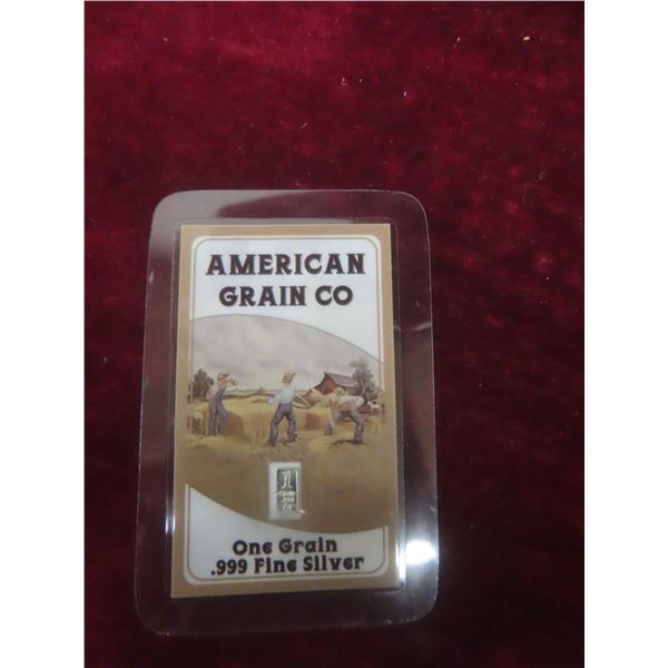 One Gram .999 Fine Silver