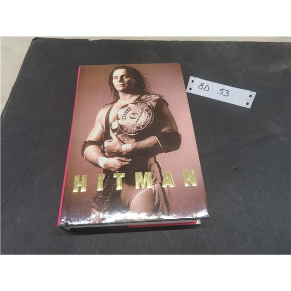 Vintage Bret Hart Autographed WWF Wrestling Hardcover Book